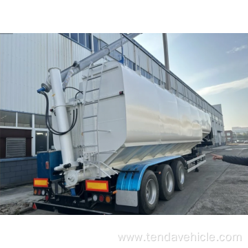 Bulk feed tank semi-trailer